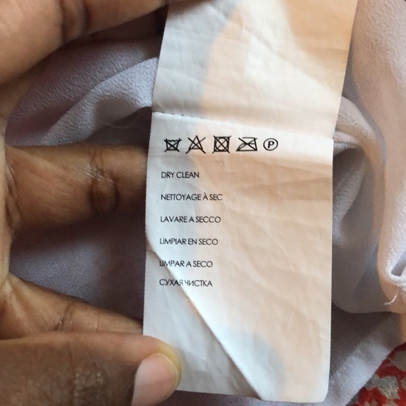 club Monaco Malaina Top Pink Mix/Rose - Picture 6 of 6